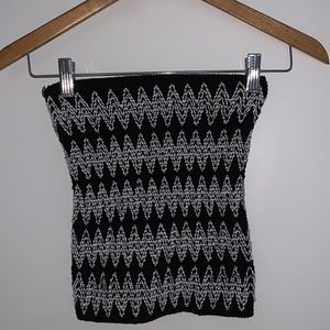 Knitted tube top